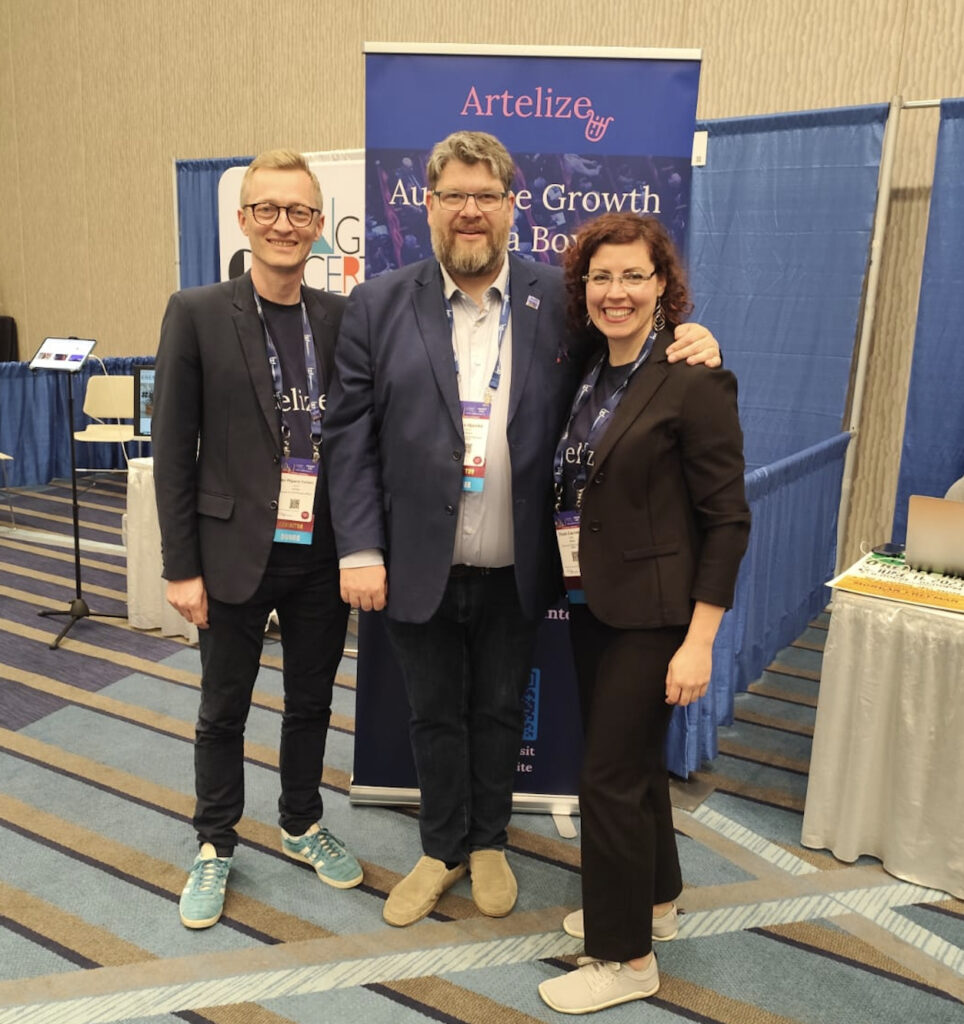 Artelize digital platform for performing arts professionals