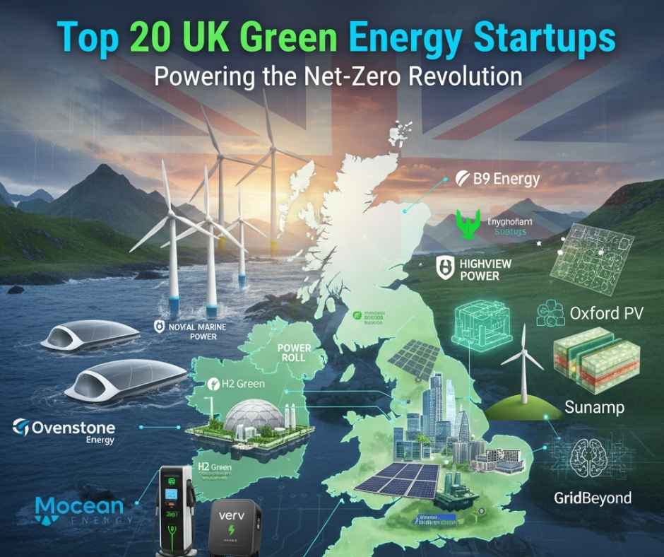 Top 20 Green Energy Startups in UK