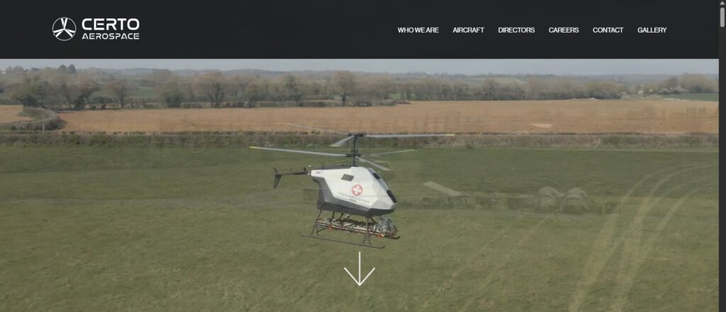 Certo Aerospace drone logistics UK mobility startups