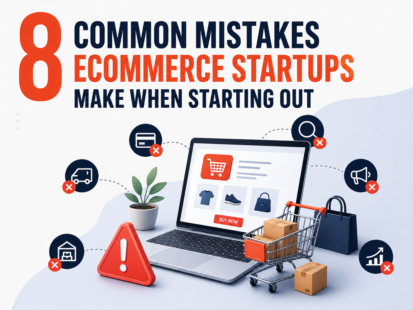8 common mistakes Ecommerce startups make when starting out