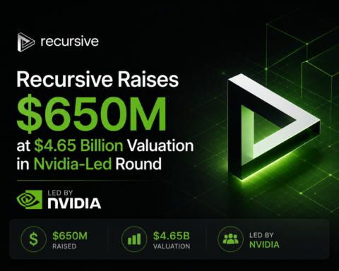 Recursive Raises $650M at $4.65 Billion Valuation in Nvidia
