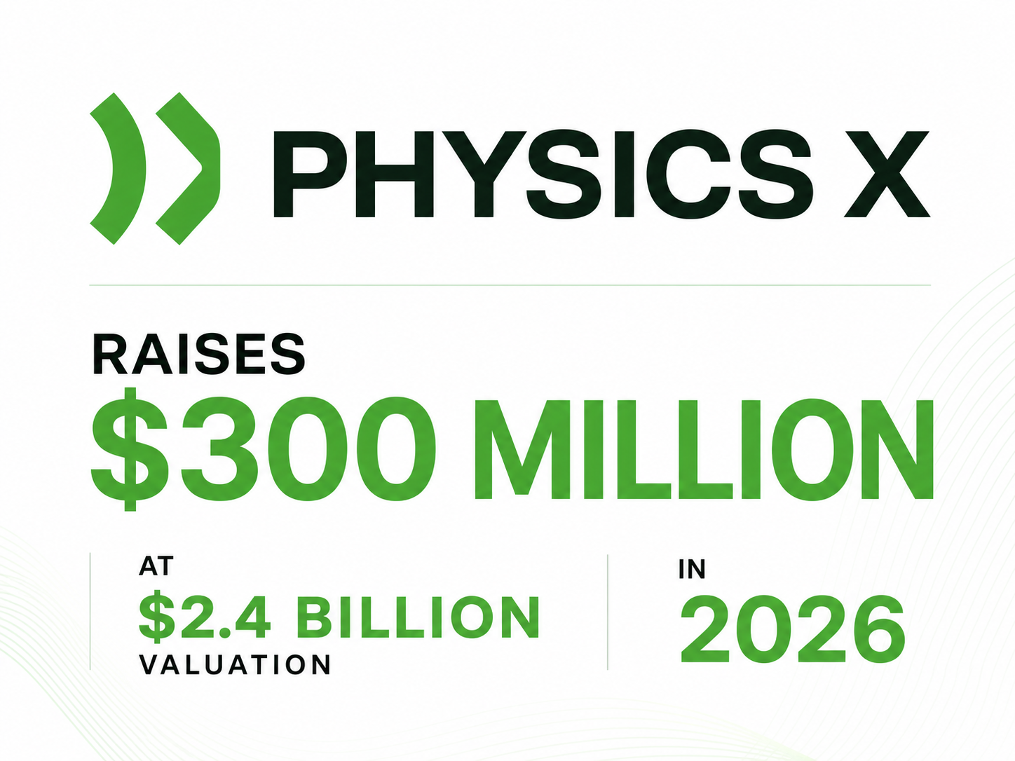 PhysicsX Raises $300 Million at $2.4 Billion Valuation in 2026