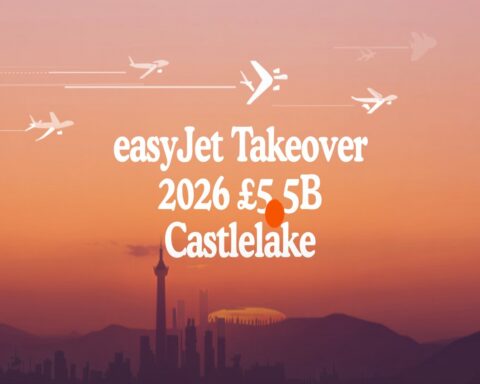 EasyJet takeover 2026 Castlelake bids £5.5 billion for British airline UK aviation news
